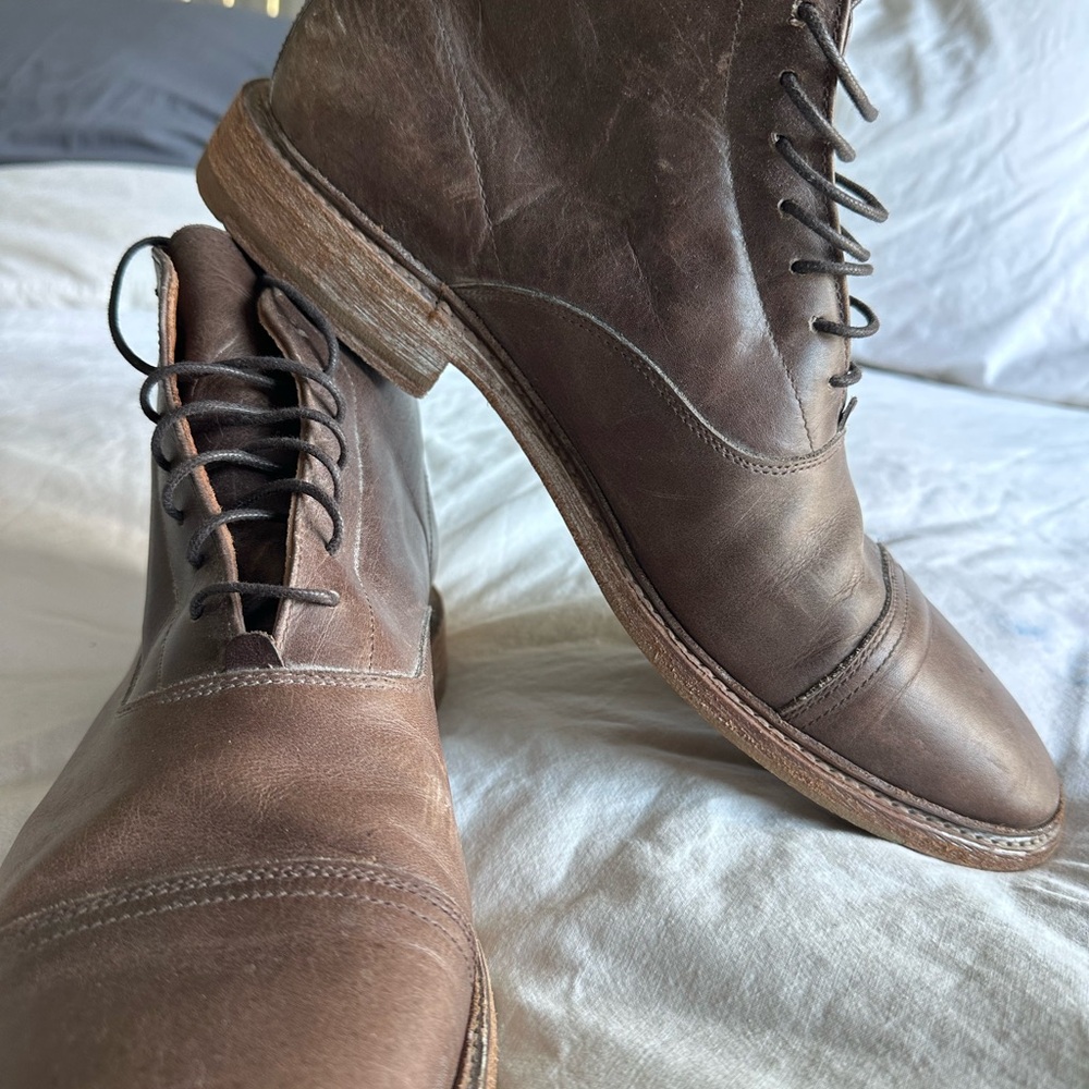 Frye Men's Cap Toe Boots - Seth Style - Picture 9 of 9